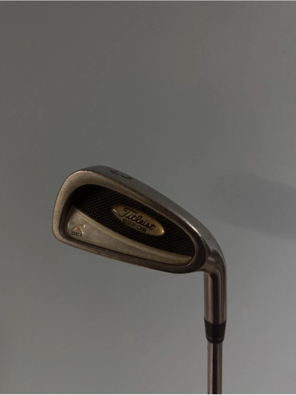 Titleist 822 OS DCI 3 Iron Stiff Flex Steel 39.25" RH